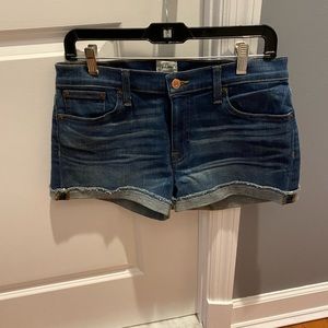 J. Crew denim jean shorts. Size 28, new.
